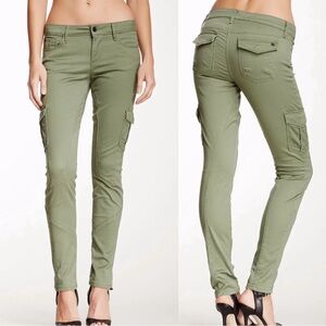 Joe's Jeans Army Green Skinny Cargo Pants